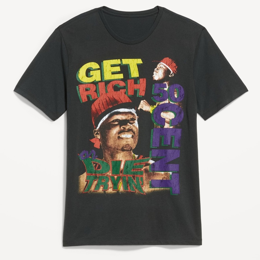 NWT 50 Cent Get Rich Or Die Tryin' T-Shirt Size Medium